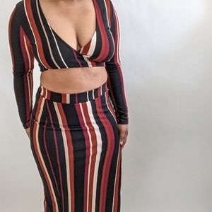 Top and skirt set